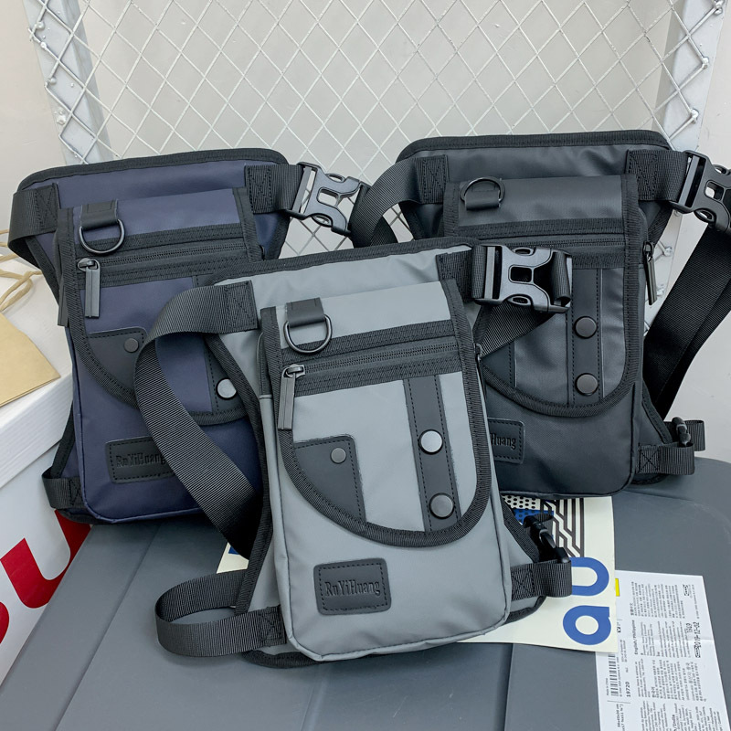 Motorcycle Gear Travel Bag - 旅行用ウエストバッグとレッグバッグ、バイク乗車用戦術バッグ、多機能でおしゃれなメンズバッグ、ルアーフィッシングギア用ウエストバッグ