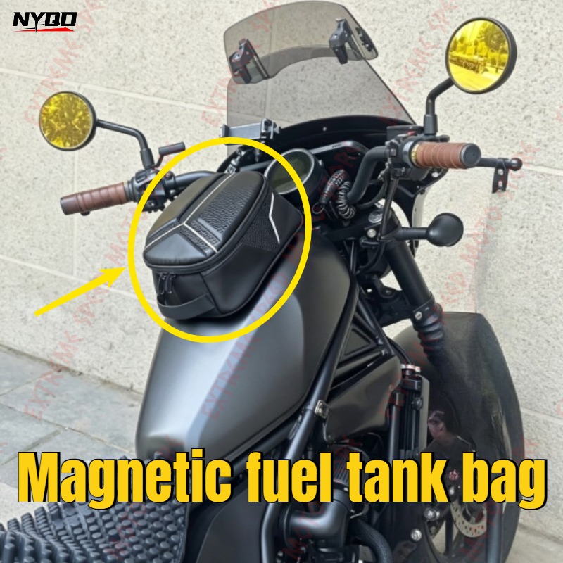 Motorcycle Gear Travel Bag - 防水磁気式バイク燃料タンクバッグ アウトドアライディングオフロード旅行収納ナイトギア