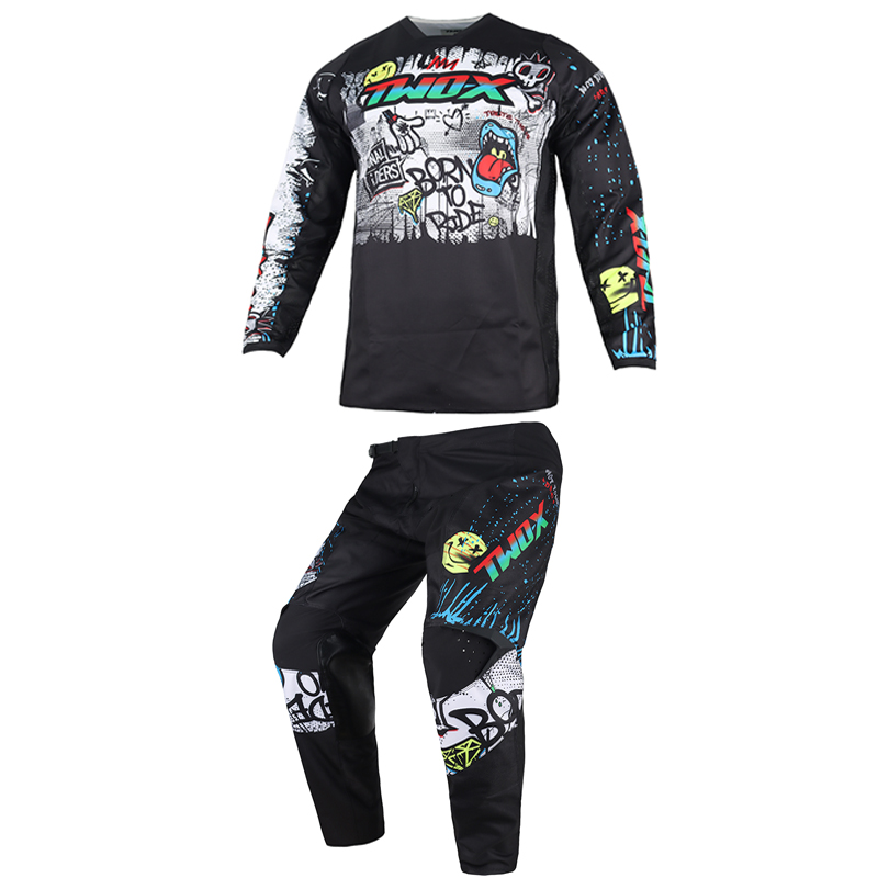 Motorcycle Gear Kids - モトクロスジャージパンツ子供服ビッグボーイガールキッズバイクレーシングギアセットレーススーツユースバイクMx Atv&Utv