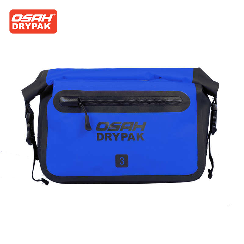 Motorcycle Gear Travel Bag - OSAH 3L ブルーオートバイバッグ多機能屋外防水ウエストバッグビーチハイキング旅行キャンプツールパック Ridng ギアバッグ