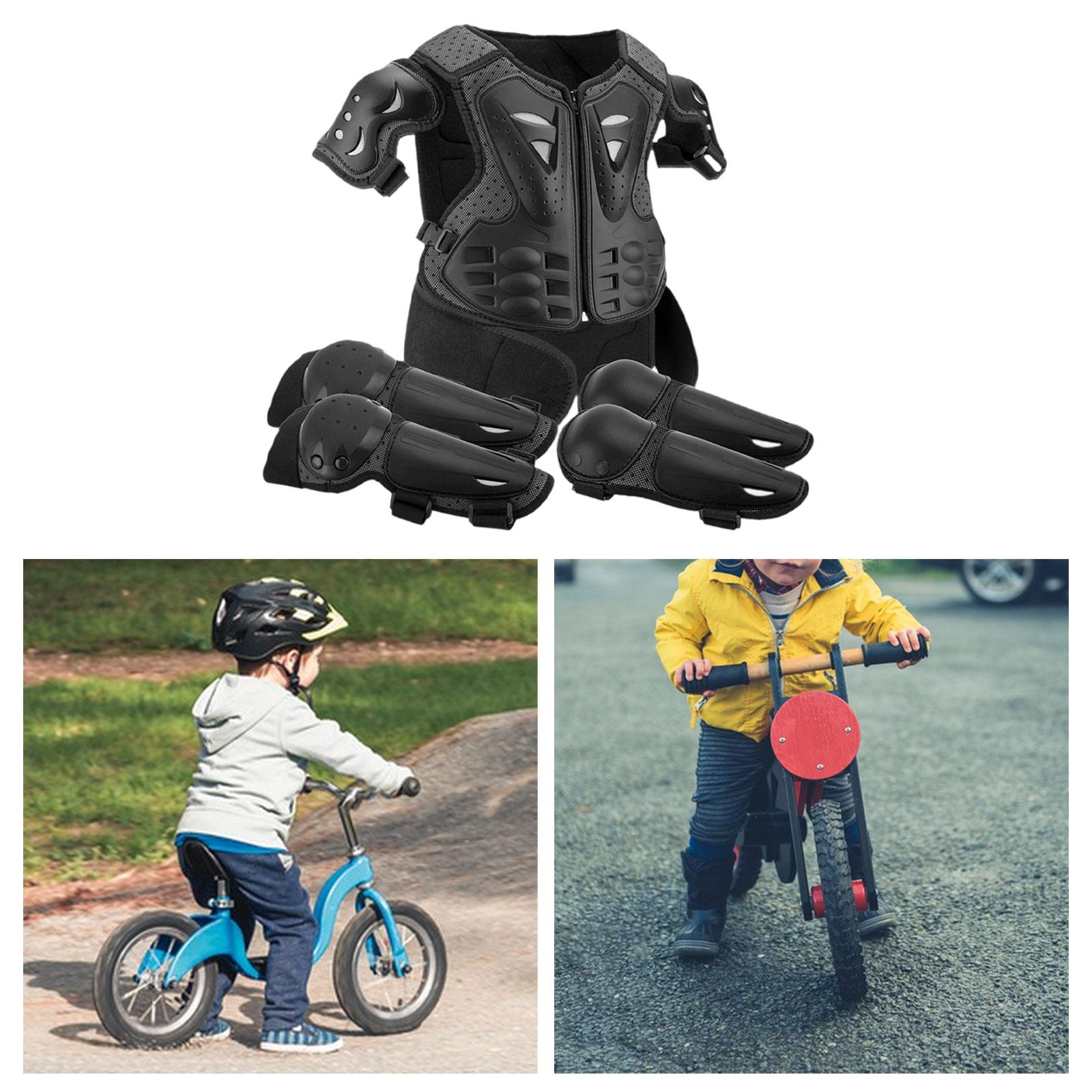 Motorcycle Gear Kids - ユニバーサルダートバイクギアアクセサリー、快適で高性能な子供用バイクアーマースーツ、スケート、サイクリング、スケートボード用