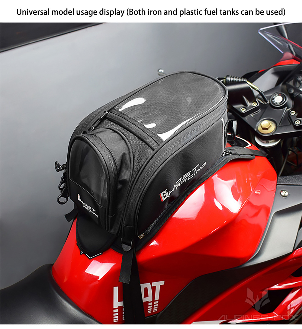 ユニバーサルバイク用燃料タンクスリングバッグ 防水タッチスク - Motorcycle Gear Travel Bag のレビューと価格