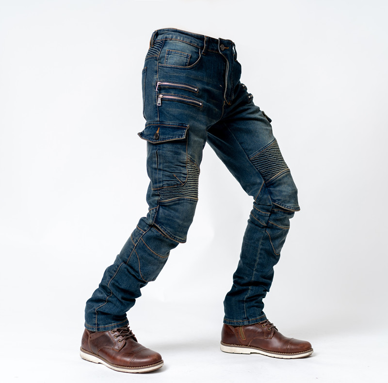 メンズバイクパンツ,メンズジーンズ,落下防止,レジャー,オフ - Motorcycle Wearing Gear のレビューと価格