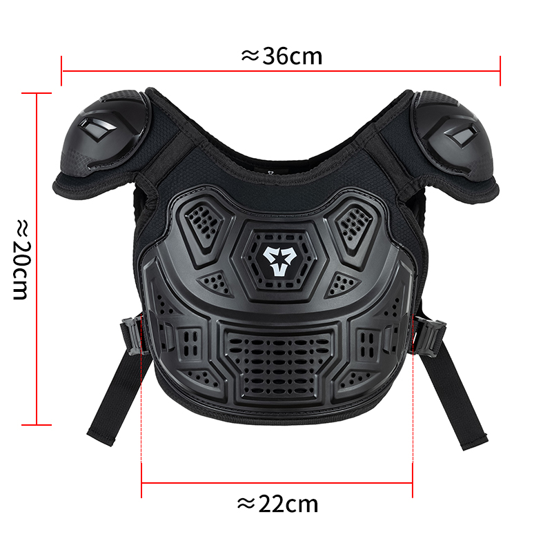 子供用バイク乗車用ボディアーマー キッズモトクロスバックベス - Motorcycle Gear Kids のレビューと価格