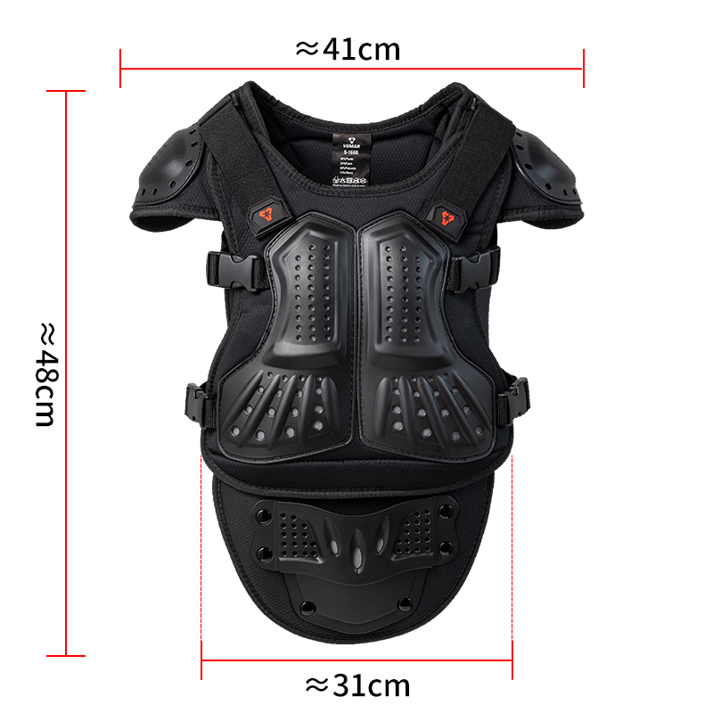 子供用バイク乗車用ボディアーマー キッズモトクロスバックベス - Motorcycle Gear Kids のレビューと価格