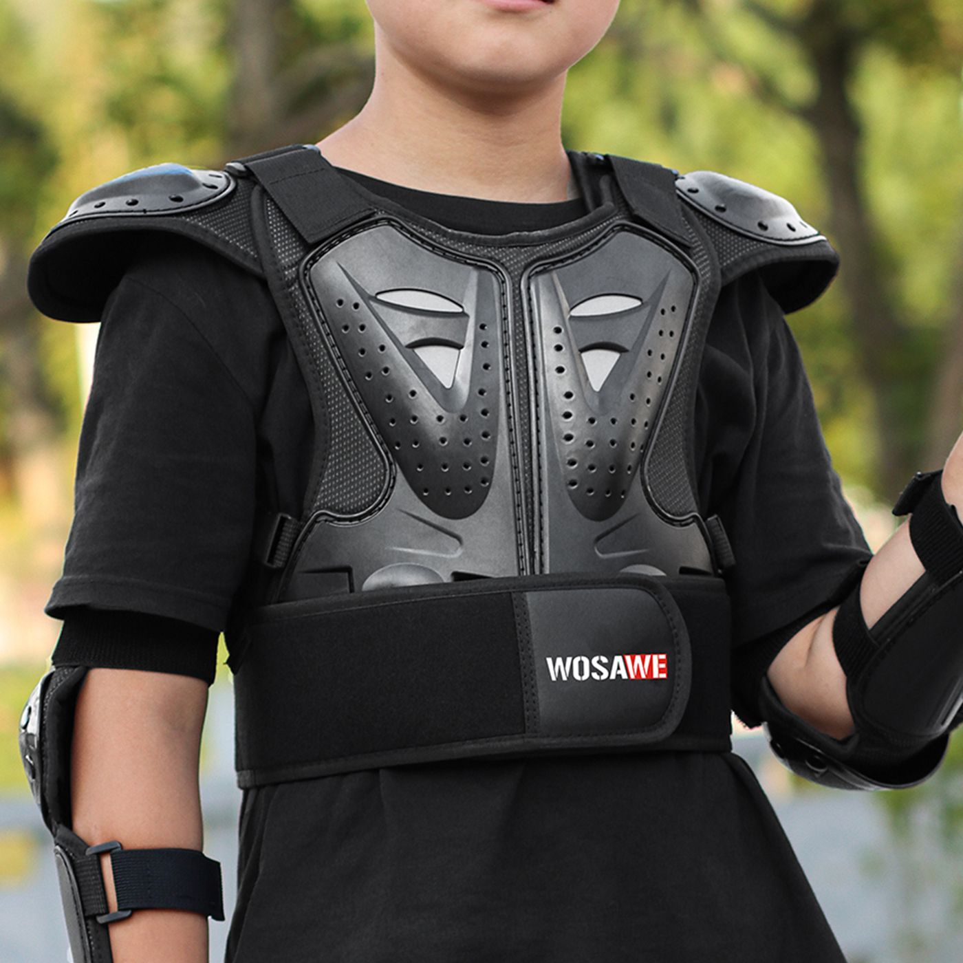 WOSAWE キッズ用バイク保護ギアセット、モトクロス・オフ - Motorcycle Gear Kids のレビューと価格