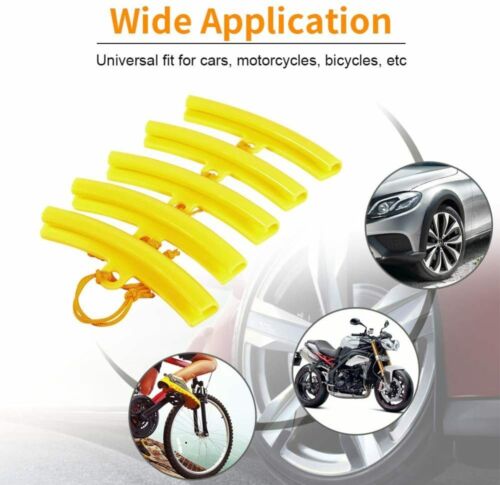 車バイクホイールガードリムプロテクター黄色自転車車ホイールリ - Motorcycle Gear Exchange のレビューと価格