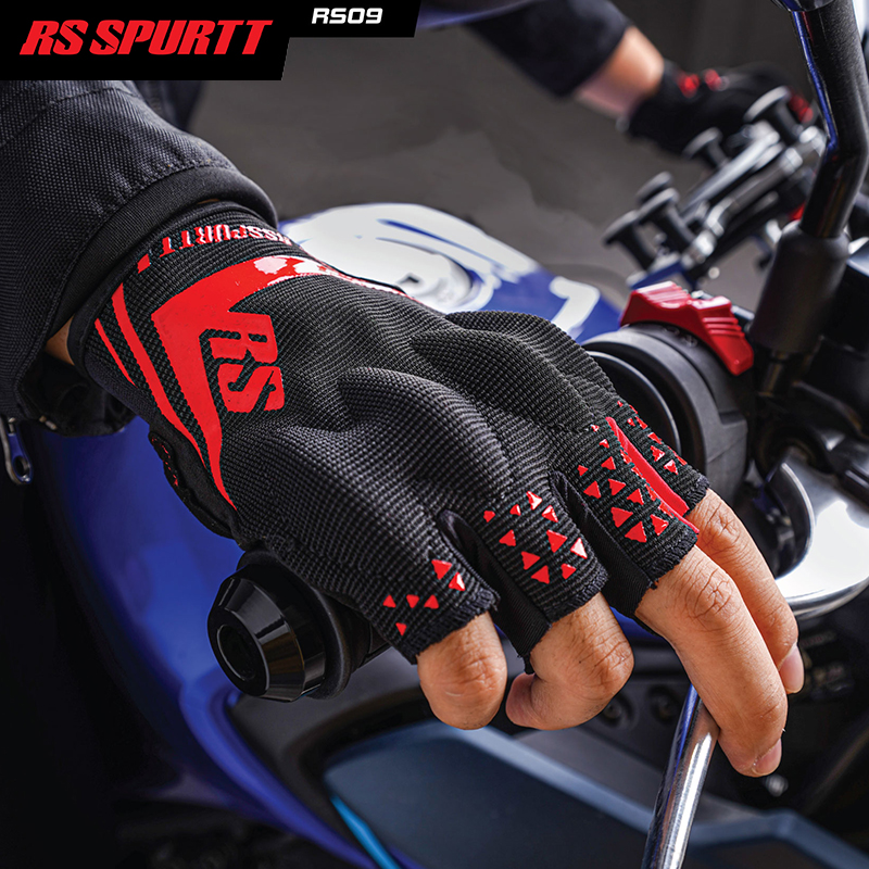 RSハーフフィンガーバイクグローブ 夏用 軽量 通気性 滑り - Motorcycle Wearing Gear のレビューと価格