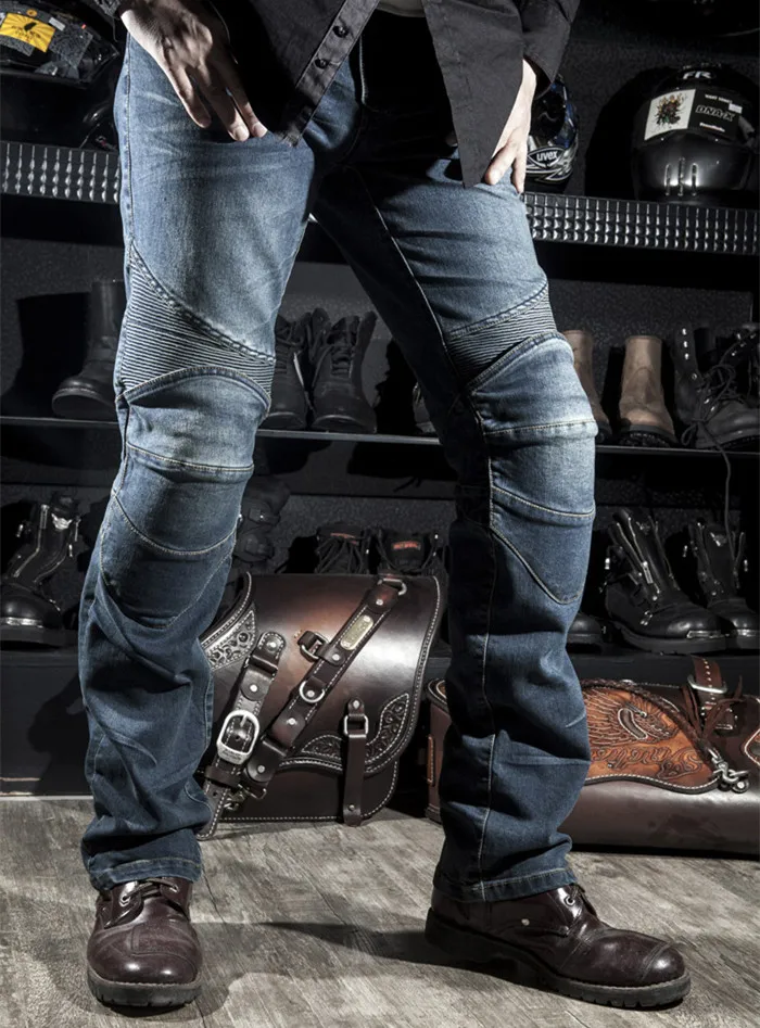 オートバイパンツモトジーンズモトジーンズ男性モトクロスパンツ - Motorcycle Wearing Gear のレビューと価格