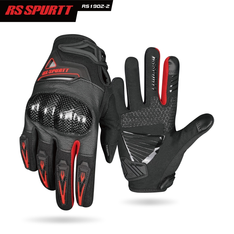 RS 通気性・耐摩耗性に優れたバイク用グローブ。オールシーズ - Motorcycle Wearing Gear のレビューと価格