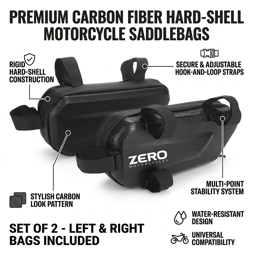 360 °   防水保護ハードシェル3Lバイクギアバッグ（ロ - Zero Motorcycle Gear のレビューと価格