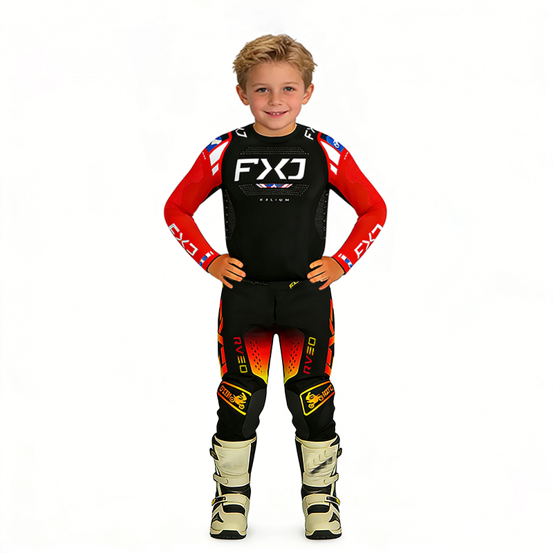 モトクロス子供服 オートバイジャージとパンツ キッズ服 男の - Motorcycle Gear Kids のレビューと価格