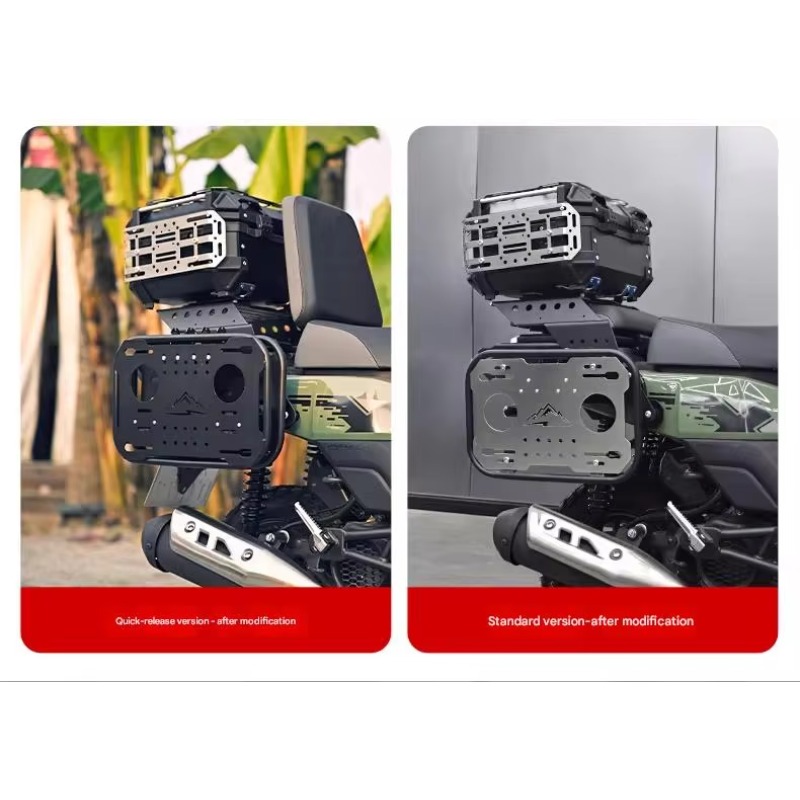 ホンダスクエアX125用クイックリリースリアラゲッジラック折 - Motorcycle Gear Travel Bag のレビューと価格
