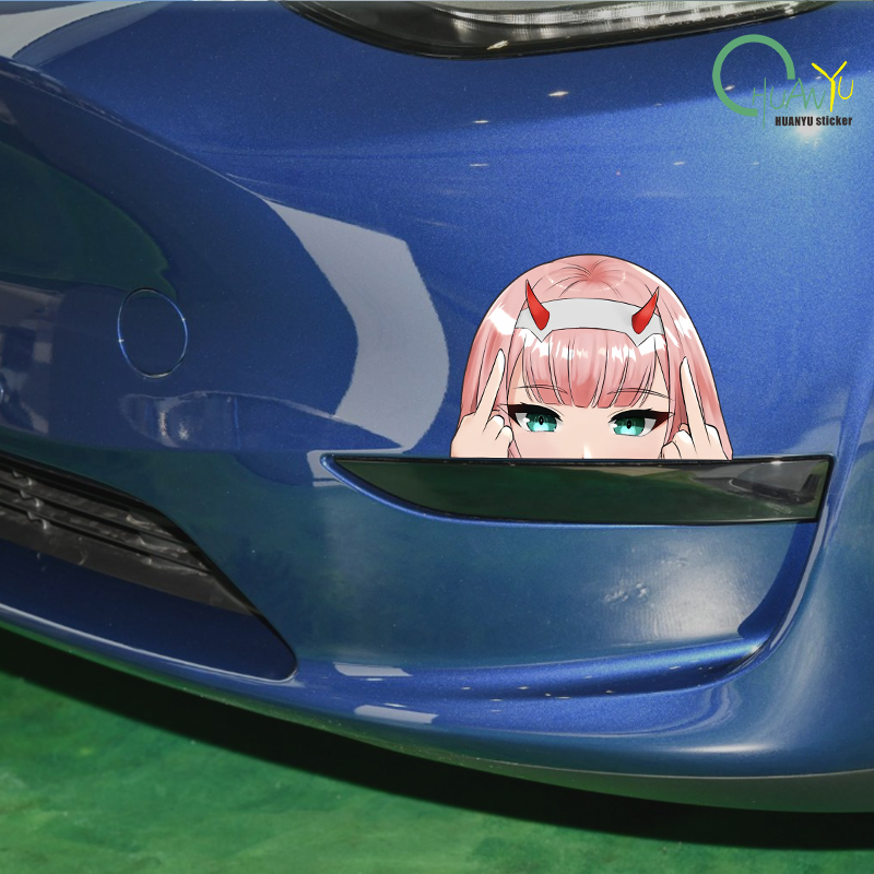 Kasi 車のステッカーパーソナライズされた漫画日本のかわい - Motorcycle Gear Outfit のレビューと価格