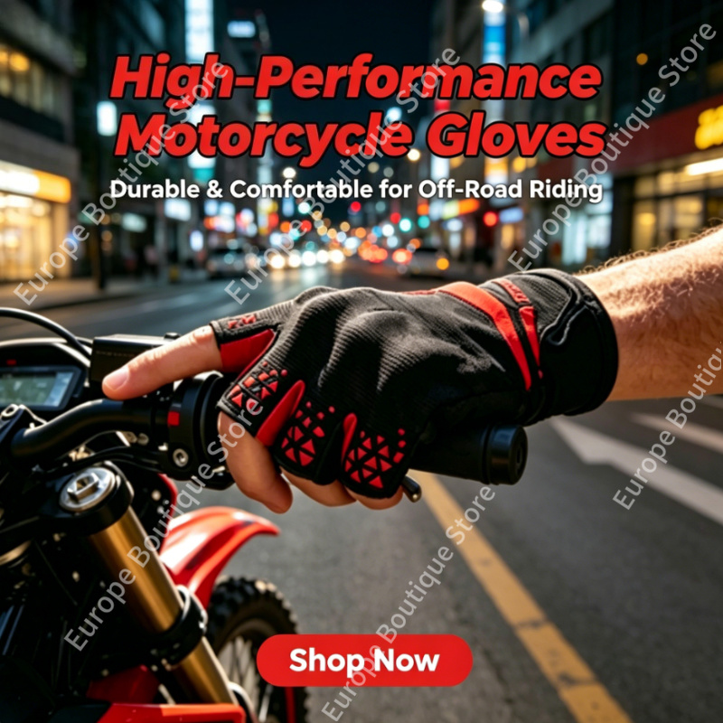 2026 新しい男性女性夏ハーフフィンガーオートバイ手袋薄型 - Motorcycle Wearing Gear のレビューと価格