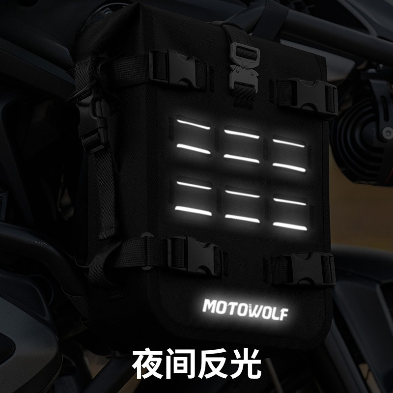 大容量オートバイクラッシュバーバッグ防水サイドサドルバッグ耐 - Motorcycle Gear Travel Bag のレビューと価格