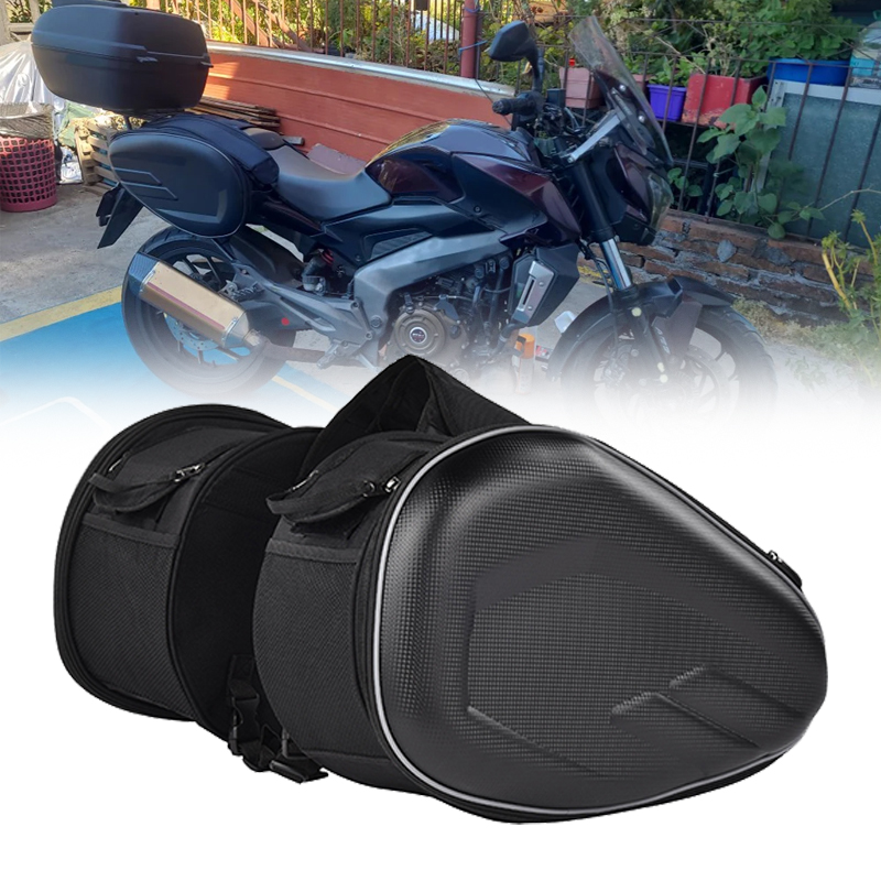 オートバイ防水サドルバッグ 36L-58L 拡張可能容量パニ - Motorcycle Gear Travel Bag のレビューと価格